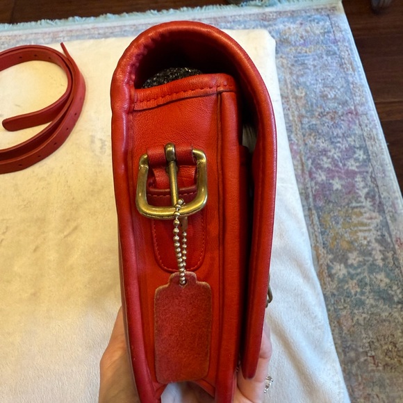 Vintage Coach Medium Saddle Pouch #9590 - Picture 5 of 10